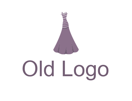 modern girl cloth with stripe logo
