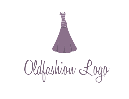 modern girl cloth with stripe logo