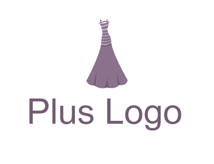 modern girl cloth with stripe logo