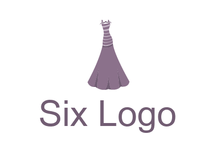 modern girl cloth with stripe logo