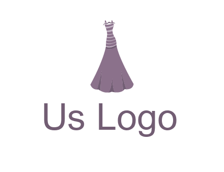 modern girl cloth with stripe logo