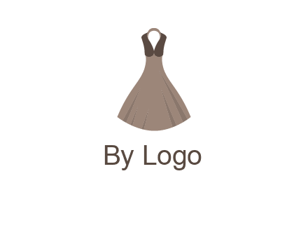 fashionable girl dress logo