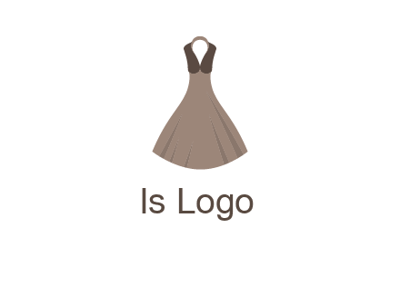 fashionable girl dress logo