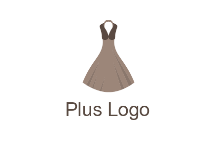 fashionable girl dress logo