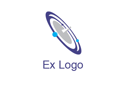 Communication orbit logo