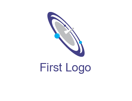 Communication orbit logo
