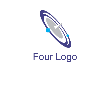Communication orbit logo