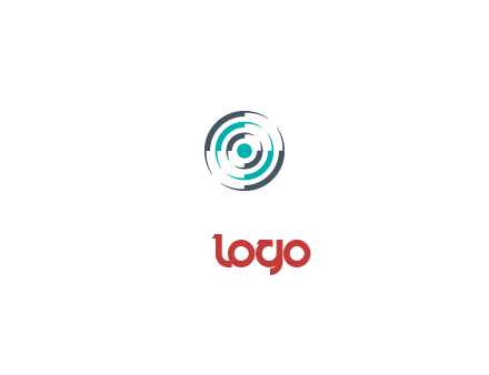 Communication circle inside the target logo