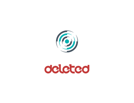 Communication circle inside the target logo