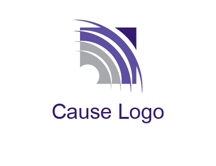 swooshes inside the square shape logo