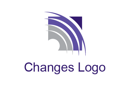 swooshes inside the square shape logo
