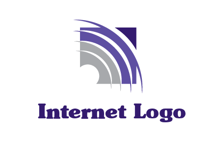 swooshes inside the square shape logo