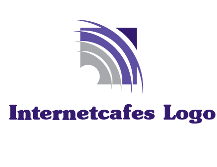 swooshes inside the square shape logo