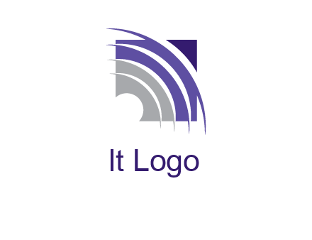 swooshes inside the square shape logo