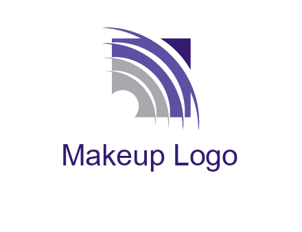 swooshes inside the square shape logo