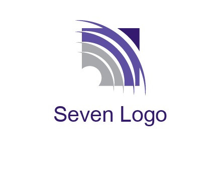 swooshes inside the square shape logo