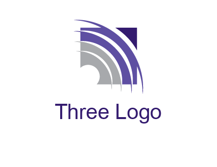 swooshes inside the square shape logo