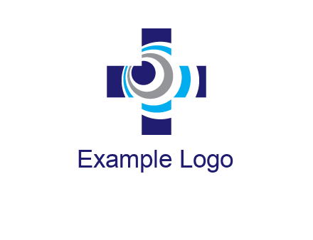 circles inside the medical symbol