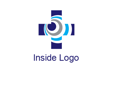 circles inside the medical symbol