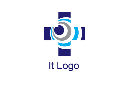 circles inside the medical symbol