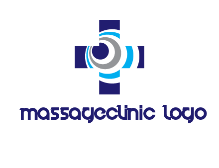 circles inside the medical symbol