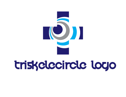 circles inside the medical symbol