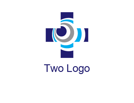 circles inside the medical symbol