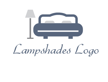 bed with lamp icon