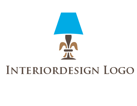 abstract lamp logo