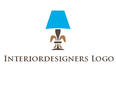 abstract lamp logo