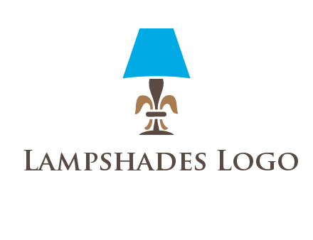 abstract lamp logo