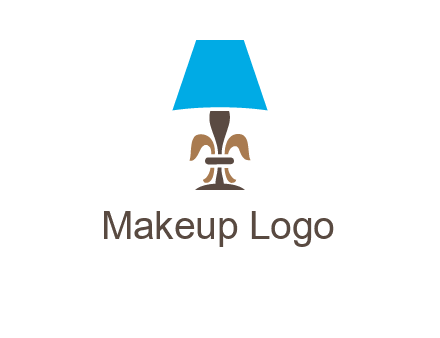 abstract lamp logo