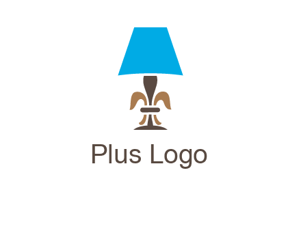 abstract lamp logo