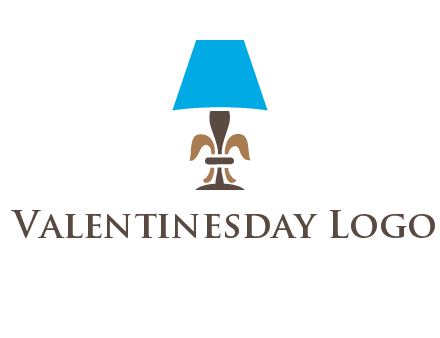 abstract lamp logo