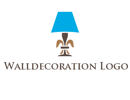 abstract lamp logo