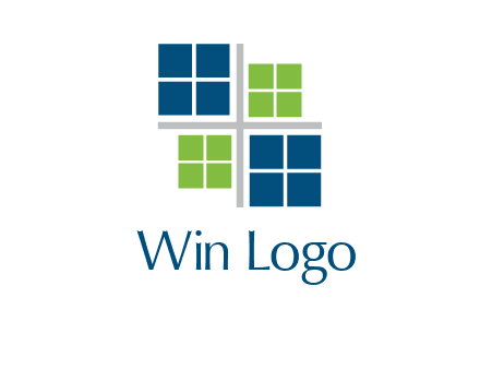 abstract windows logo