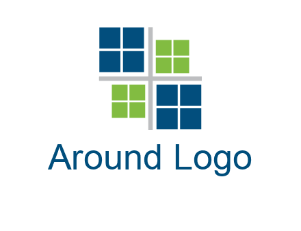 abstract windows logo