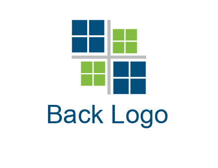 abstract windows logo