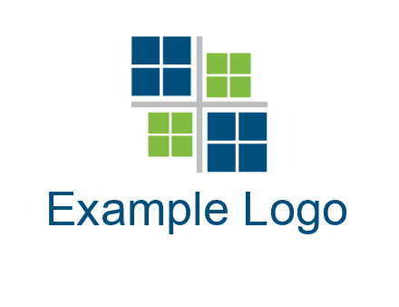 abstract windows logo