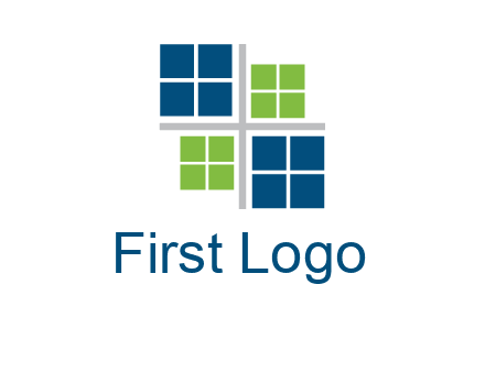 abstract windows logo