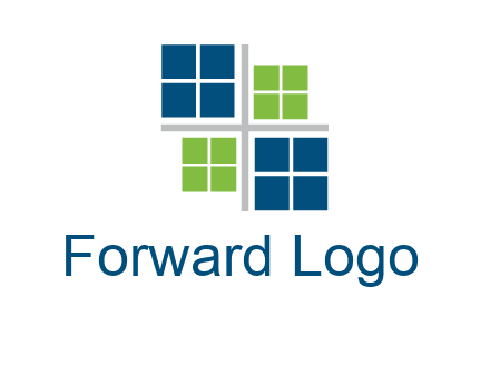 abstract windows logo
