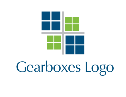 abstract windows logo