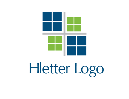 abstract windows logo