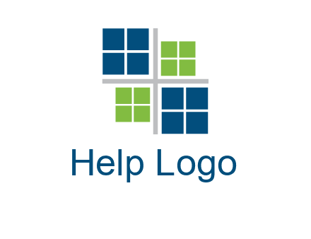 abstract windows logo