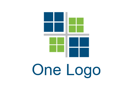 abstract windows logo