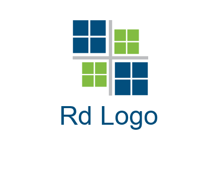 abstract windows logo