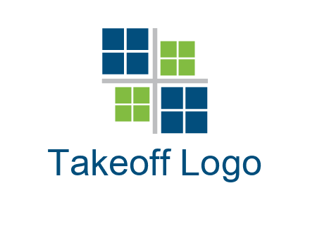 abstract windows logo