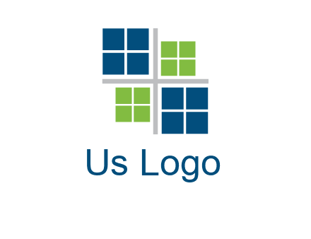 abstract windows logo