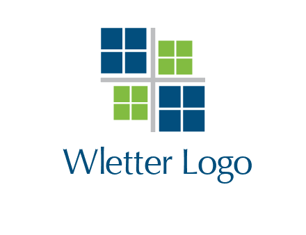 abstract windows logo