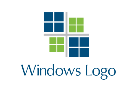 abstract windows logo